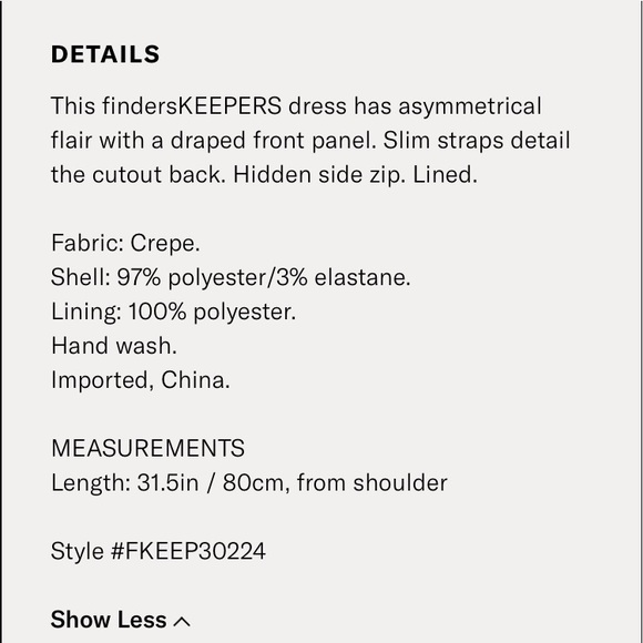 Finders Keepers On and On White Asymmetrical Dress - Picture 4 of 7